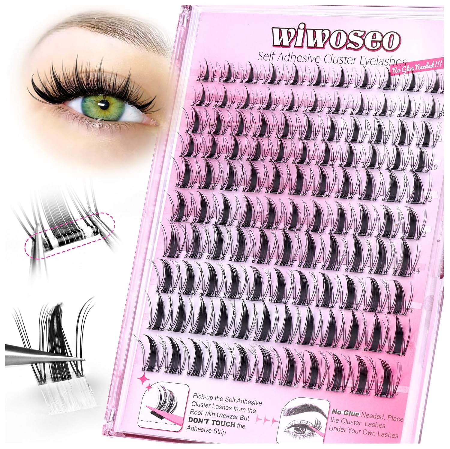 25 packs of customized lashes 15-44E