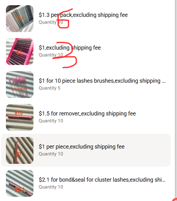 127.8$ for lashes lashes brush tweezers bond&seal remover