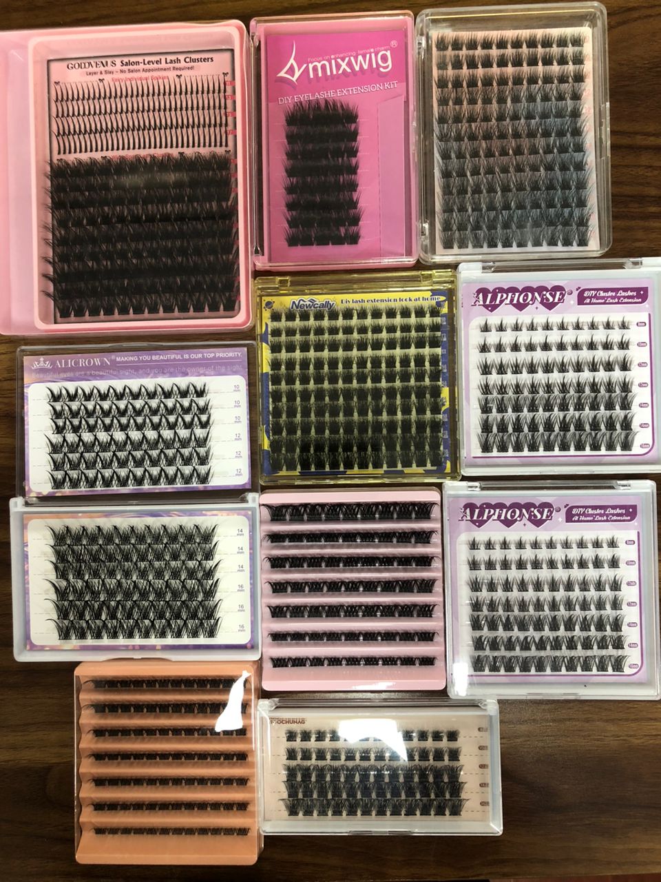 27 packs of lashes + 8 bond & seal
