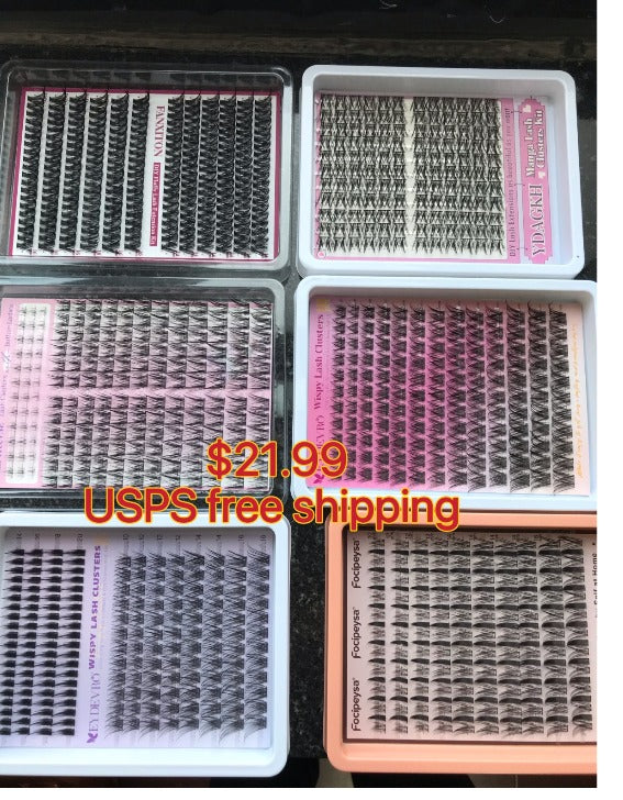 $21.99 for 6 packs lashes