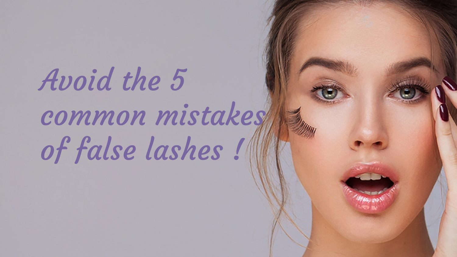 5 common mistakes of false lashes and how to avoid them