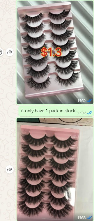 $14.10  for 5 packs lashes