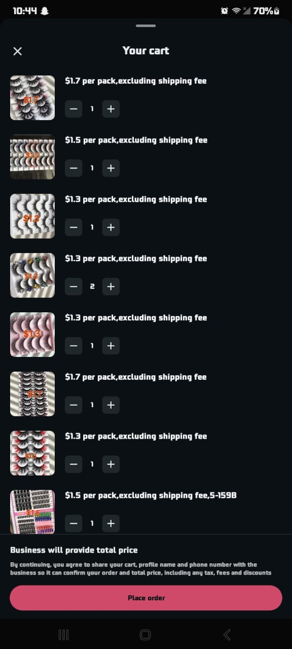 $39.9 for items