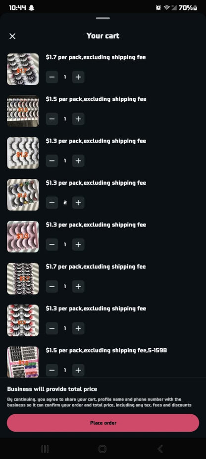 $39.9 for items