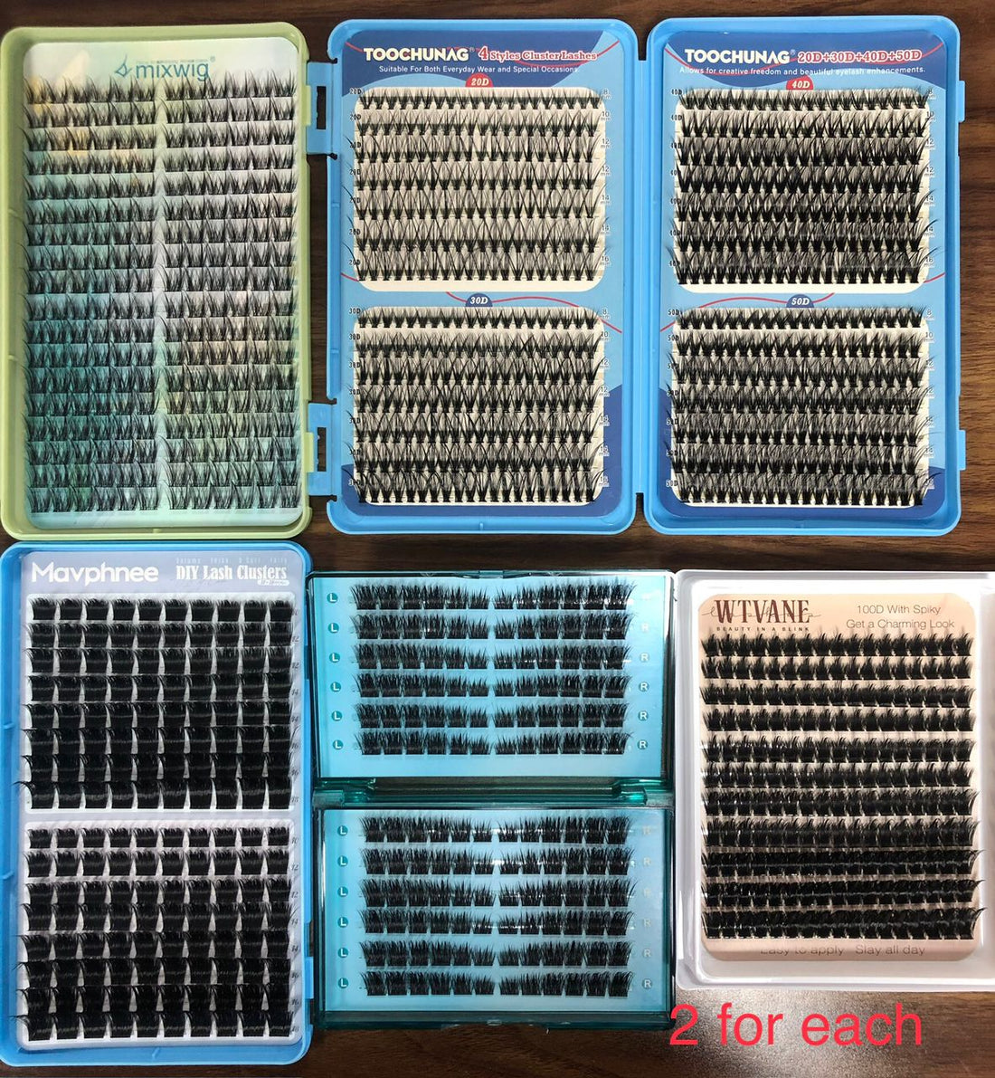 42 packs of lashes + 24 bond &amp; seal