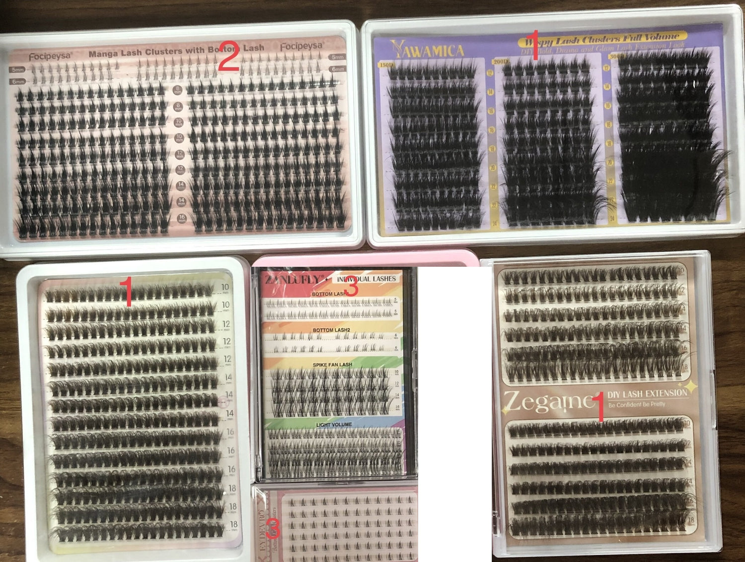 50 packs of lashes