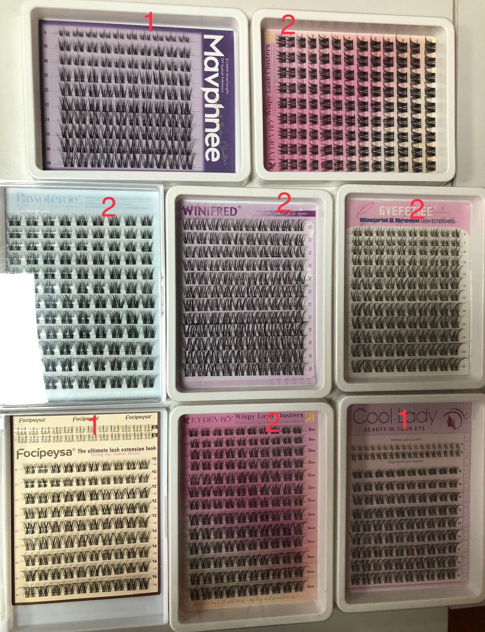 24 packs of lashes