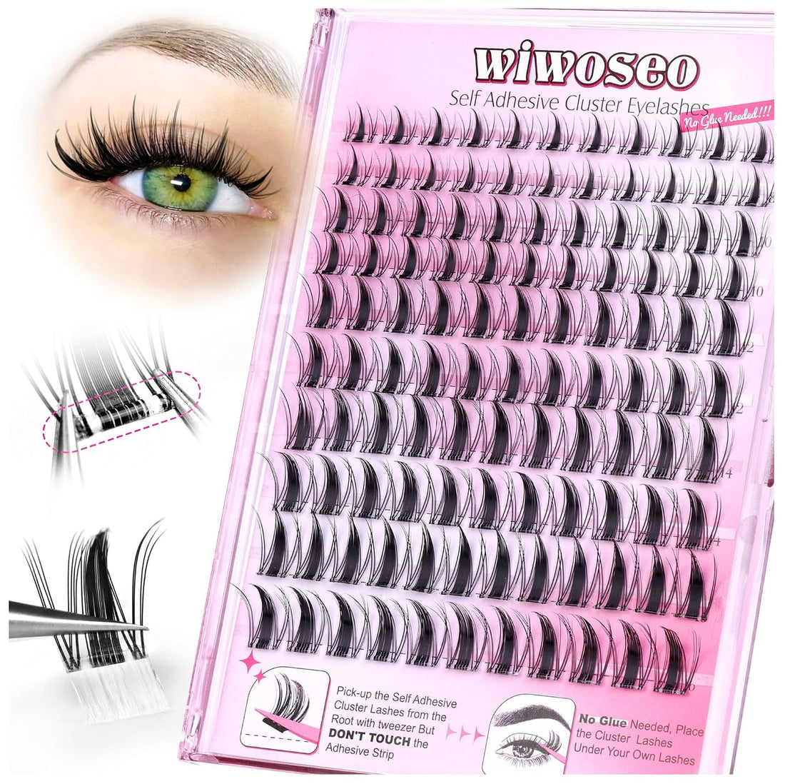 25 packs of customized lashes 15-44E
