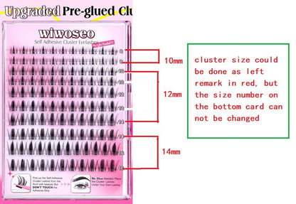 25 packs of customized lashes 15-44E