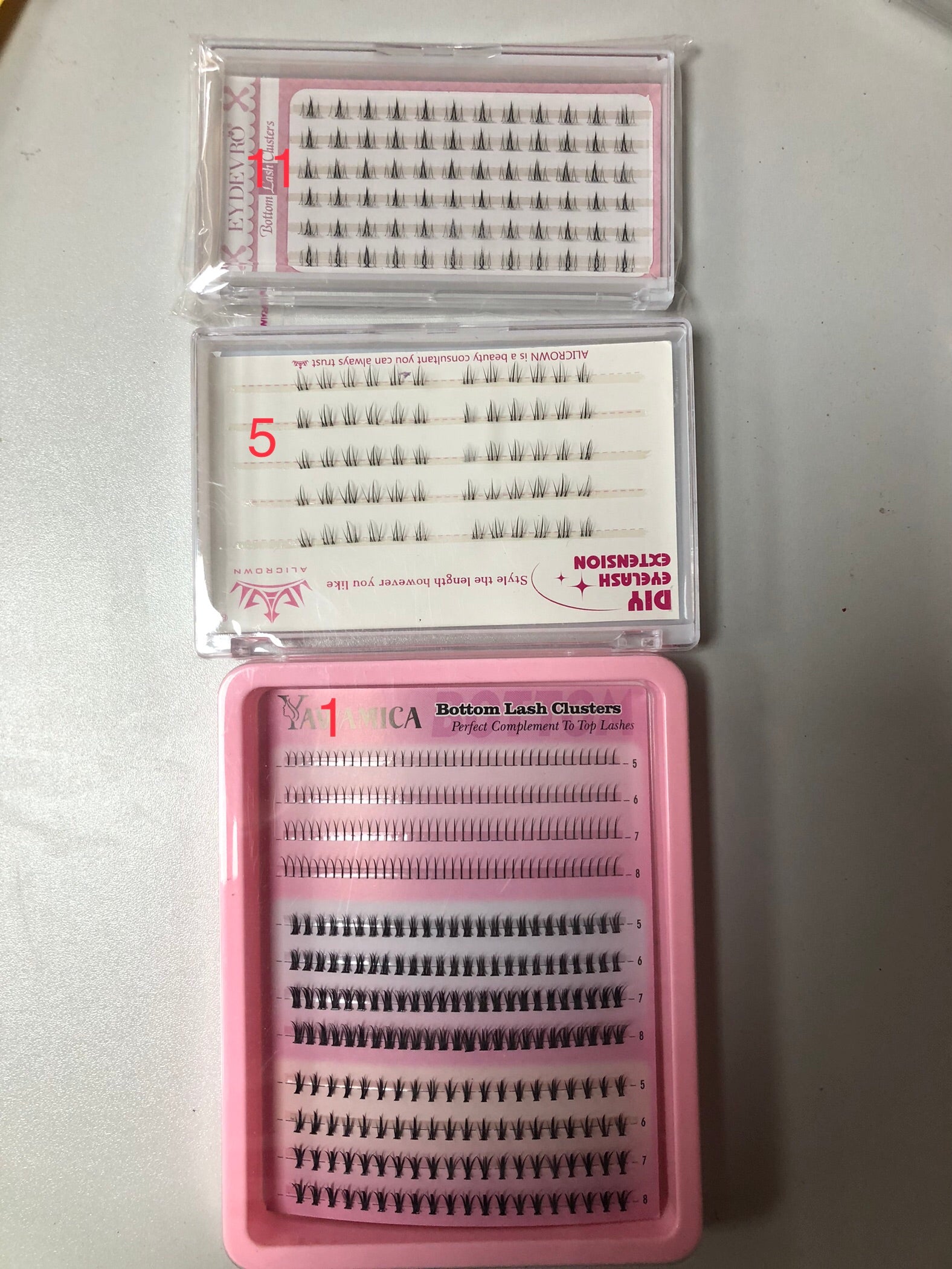 40 packs of lashes