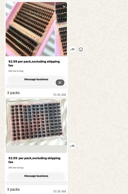 26.94 for 6 packs lashes