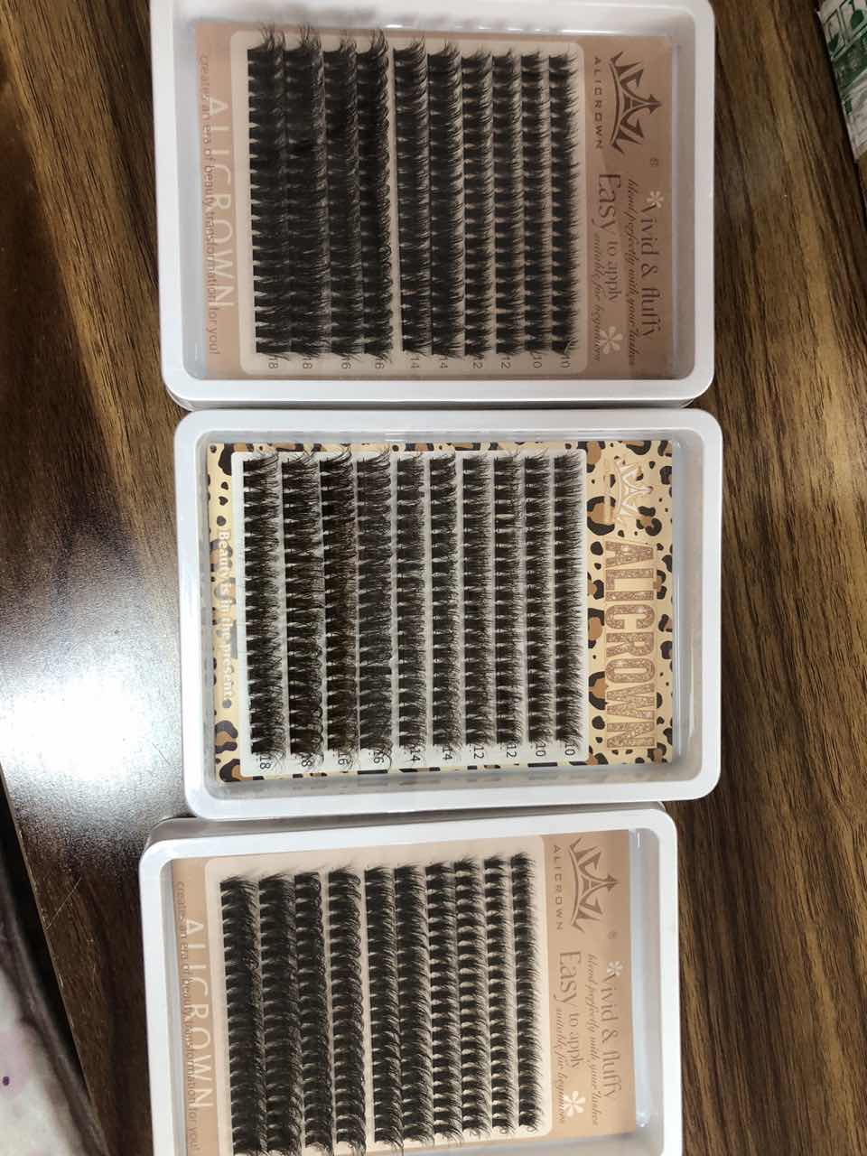 3 packs lashes