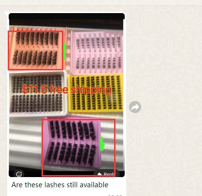 $17.50 for 9 trays lashes