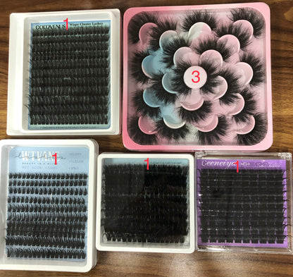 34 packs of lashes