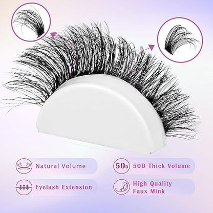4 packs 17-69D（only lashes）