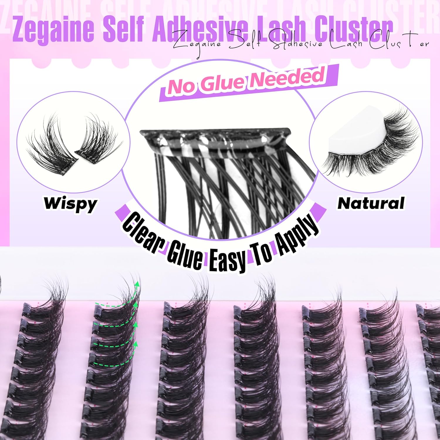 35-49W Zegaine Self Adhesive Eyelashes