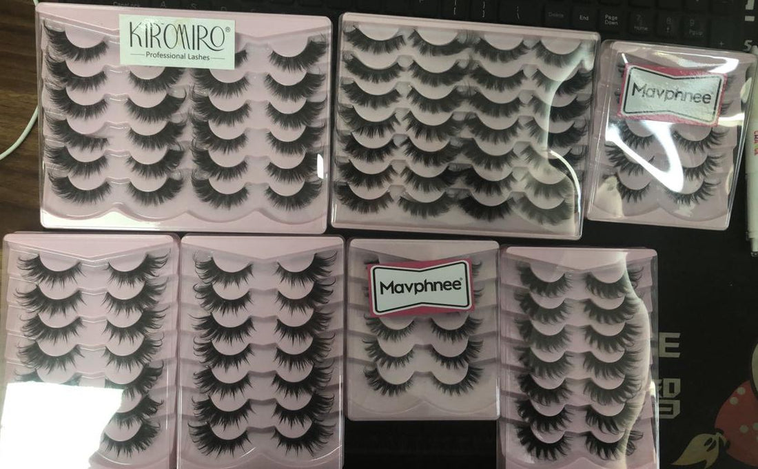 7 packs of lashes