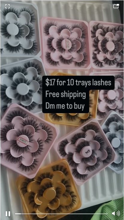 10 packs of lashes