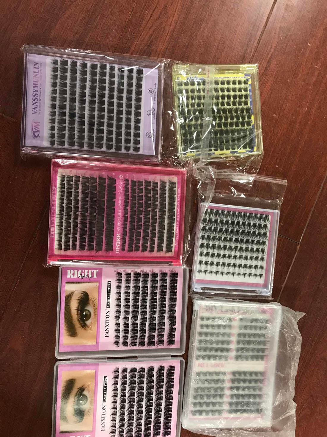 $135.1 for lashes and tweezers and bond&seal