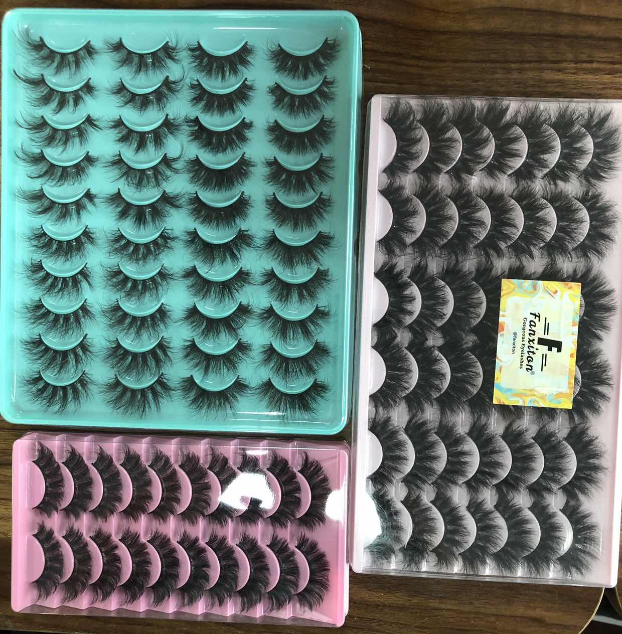 3 packs of lashes