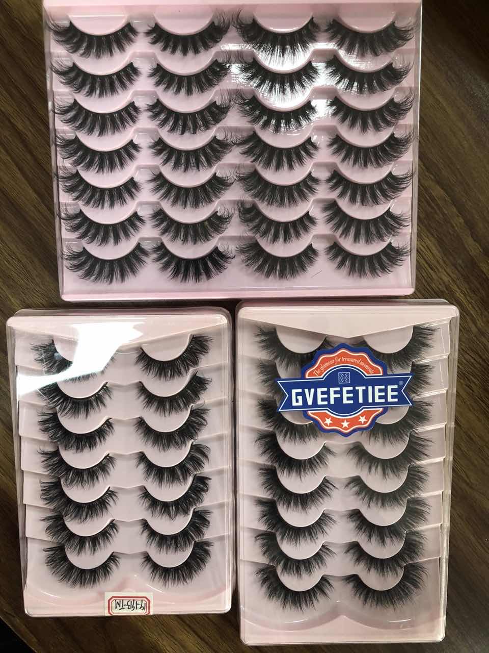 3 packs of lashes