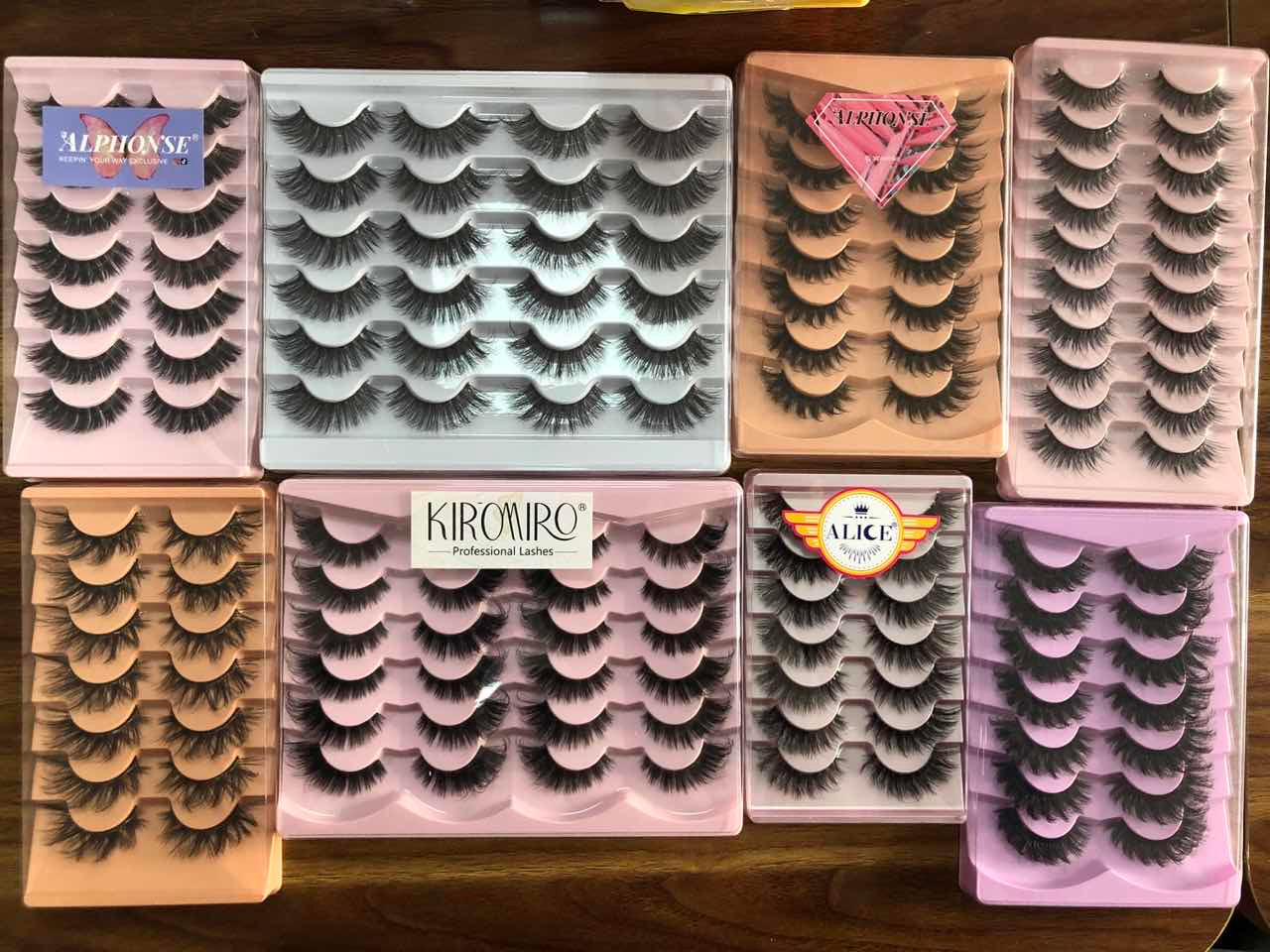 8 packs of lashes