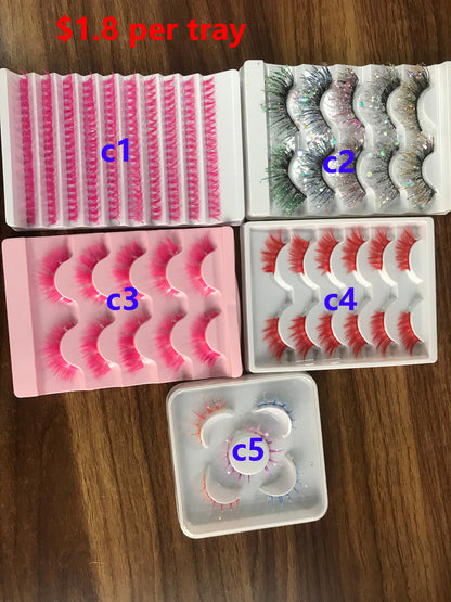 14 packs of lashes