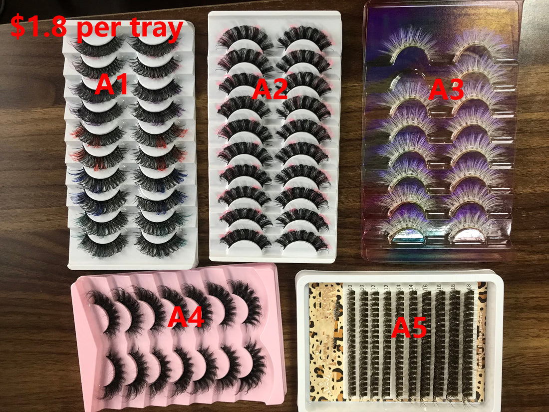 14 packs of lashes