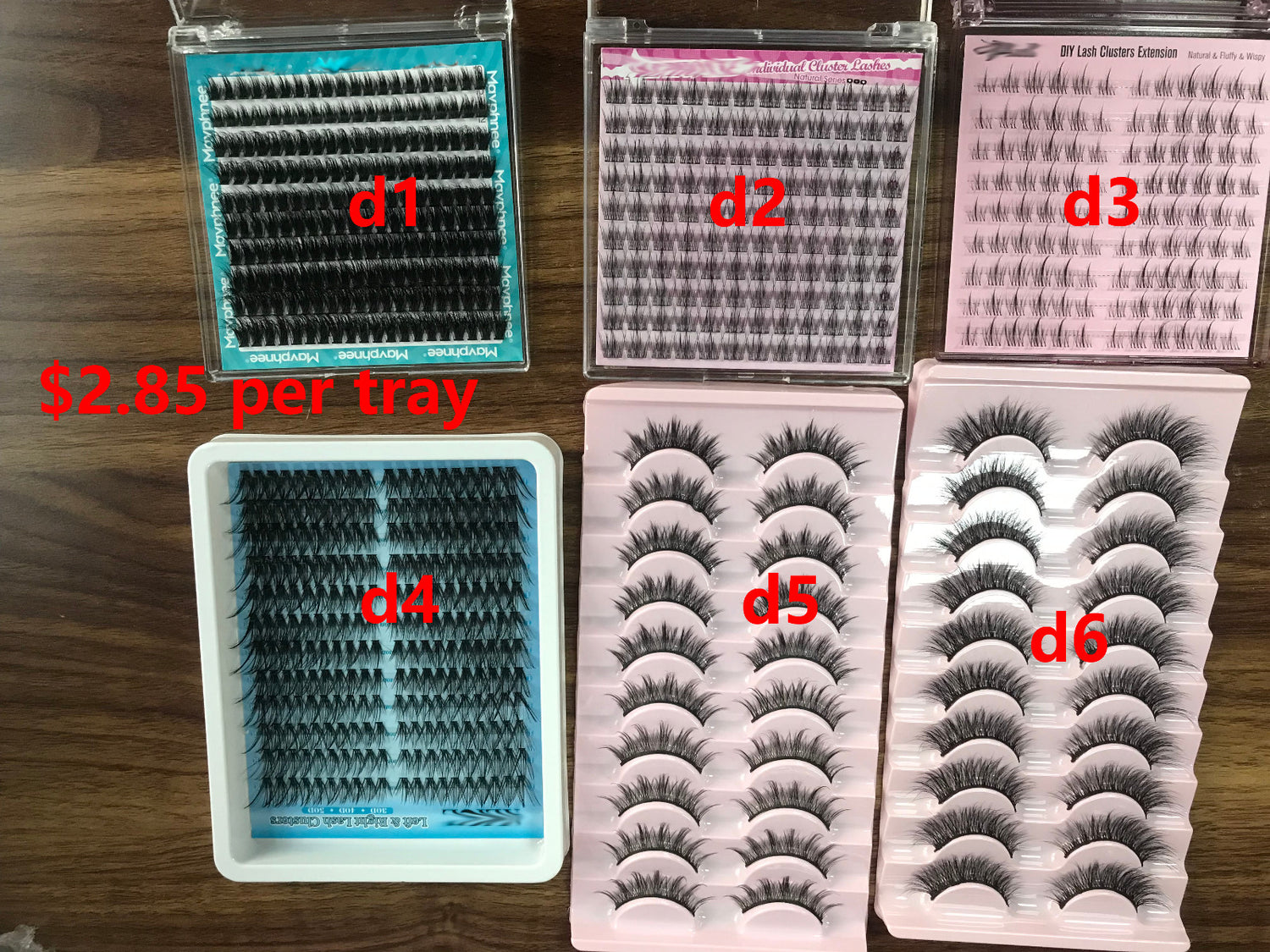 14 packs of lashes