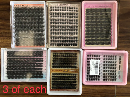 65 packs of lashes