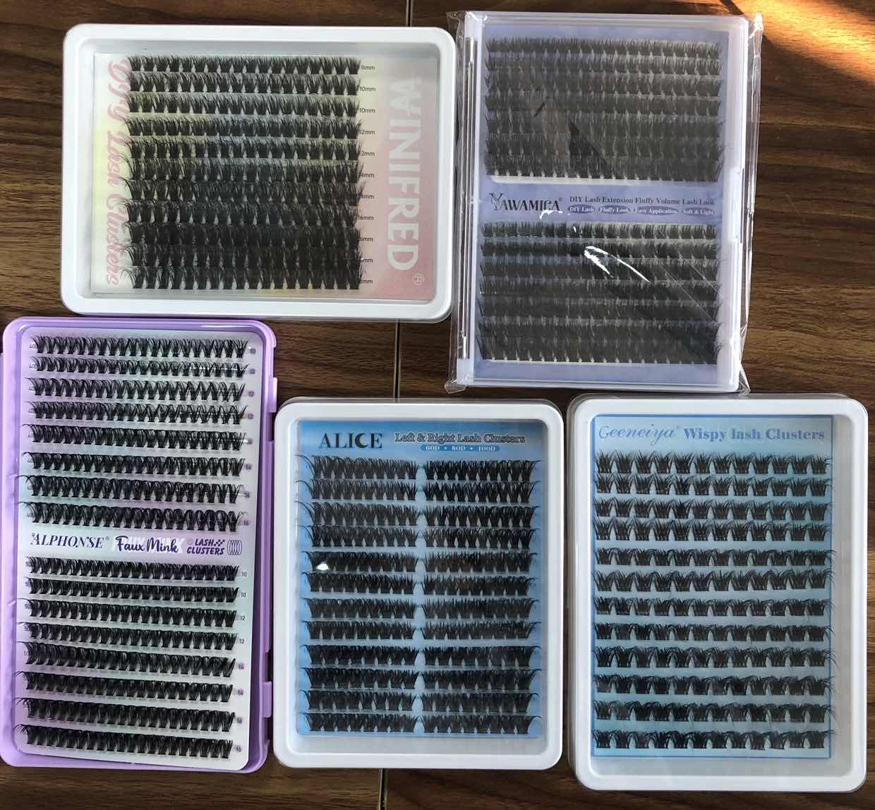 5 packs of lashes