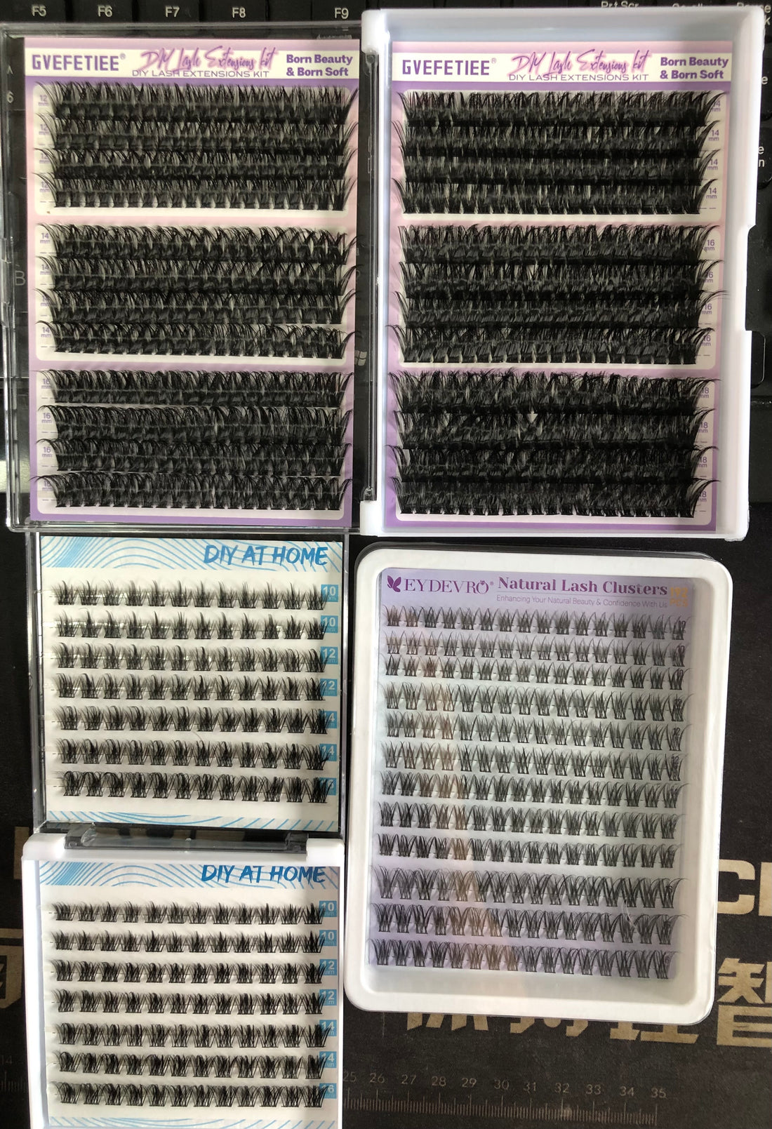 3 packs of lashes