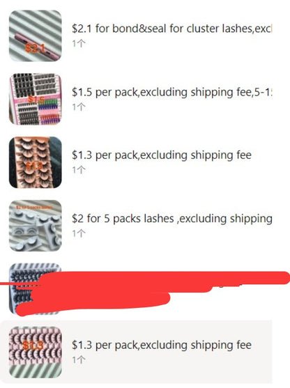 $34.70 for lashes ,tweezers and glue