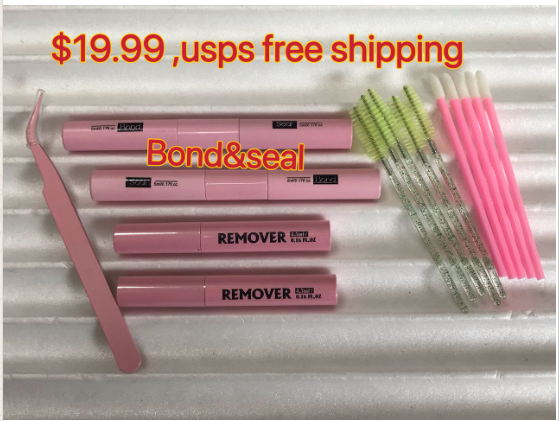 $41.84 for lashes and bond and seal