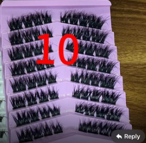 $10.70 for 4 trays lashes