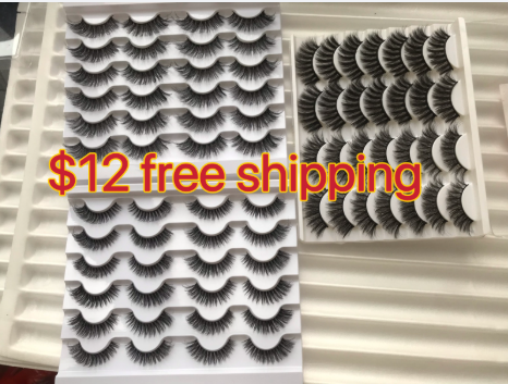 $12 for 3 trays lashes