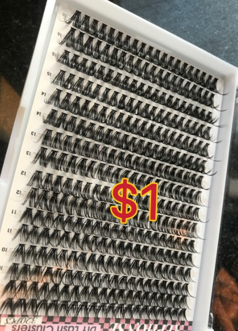 $31.30 for 10 trays lashes