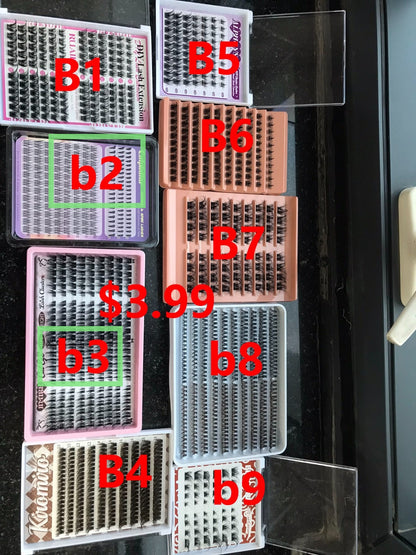 5 packs of lashes