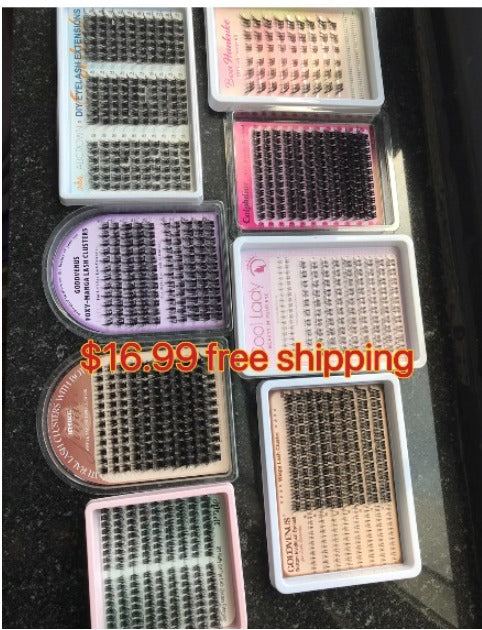 $170.47 for 30 bond&amp;amp;seal and 12 tweezers and 31 pack lashes
