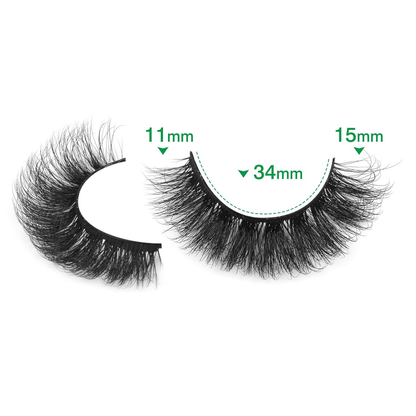 Short Lashes Natural Look False Eyelashes Thick Volume Faux Mink Lashes Pack Wispy Strip Fake Eyelashes Cat Eye Lashes that Look Like Extensions 14 Pairs