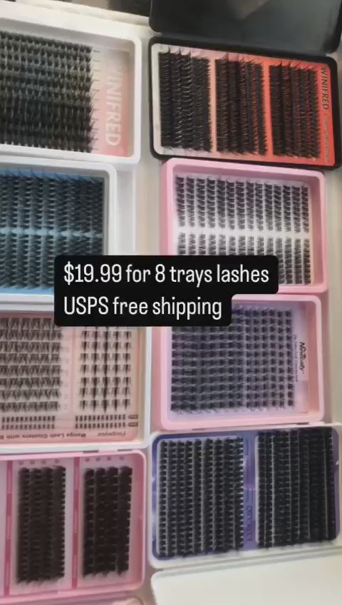 8 packs of lashes