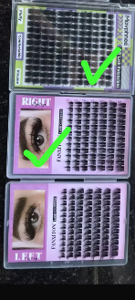 36.92 for 8  packs lashes