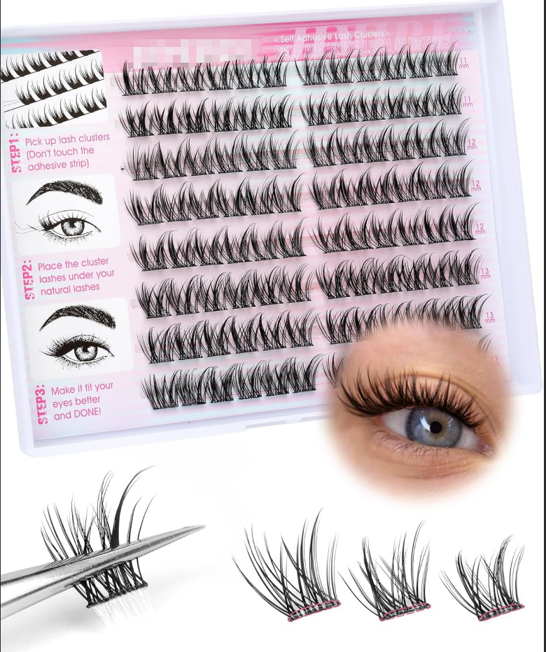 self adhesive individual lashes