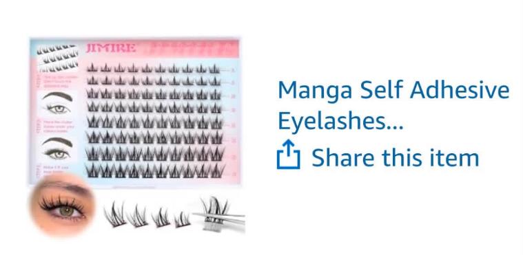 10 packs self adhesive lash clusters